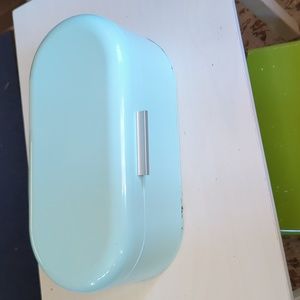 The Spring Shop Bread Chip Aqua Blue Storage Container